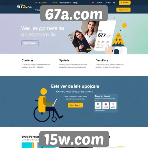 Acessibilidade no site 67a.com é um foco